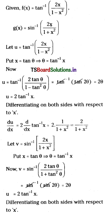 TS Inter First Year Maths 1B Differentiation Important Questions Short Answer Type Q15