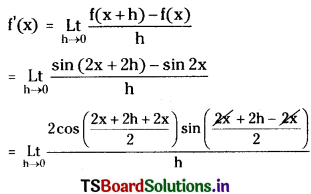 TS Inter First Year Maths 1B Differentiation Important Questions Short Answer Type Q3