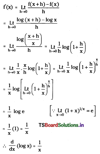 TS Inter First Year Maths 1B Differentiation Important Questions Short Answer Type Q9