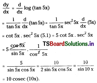 TS Inter First Year Maths 1B Differentiation Important Questions Very Short Answer Type Q14