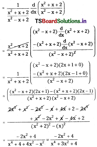 TS Inter First Year Maths 1B Differentiation Important Questions Very Short Answer Type Q16