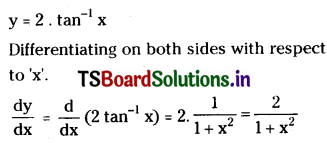 TS Inter First Year Maths 1B Differentiation Important Questions Very Short Answer Type Q20.1