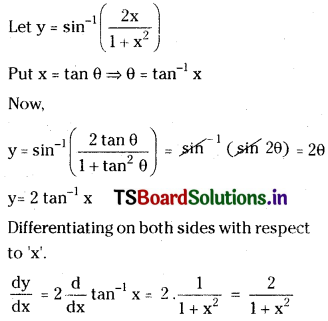 TS Inter First Year Maths 1B Differentiation Important Questions Very Short Answer Type Q25