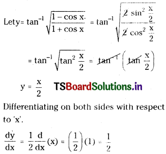 TS Inter First Year Maths 1B Differentiation Important Questions Very Short Answer Type Q26
