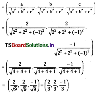 TS Inter First Year Maths 1B Direction Cosines and Direction Ratios Important Questions Q12