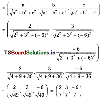 TS Inter First Year Maths 1B Direction Cosines and Direction Ratios Important Questions Q9