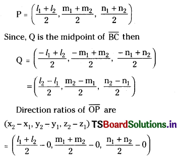 TS Inter First Year Maths 1B Direction Cosines and Direction Ratios Important Questions Some More Q7.1