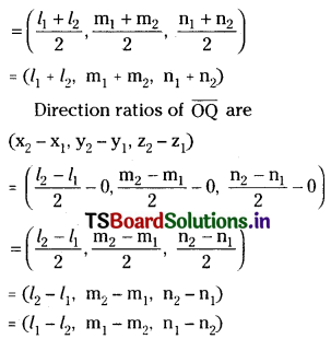 TS Inter First Year Maths 1B Direction Cosines and Direction Ratios Important Questions Some More Q7.2