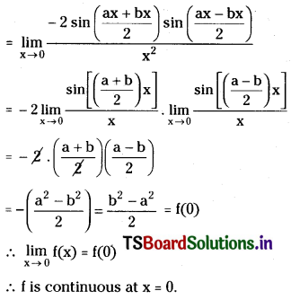 TS Inter First Year Maths 1B Limits and Continuity Important Questions Short Answer Type Q7.1