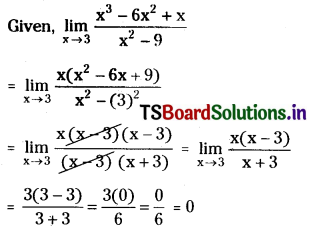 TS Inter First Year Maths 1B Limits and Continuity Important Questions Short Answer Type Some More Q1