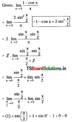 TS Inter First Year Maths 1B Limits and Continuity Important Questions Short Answer Type Some More Q14