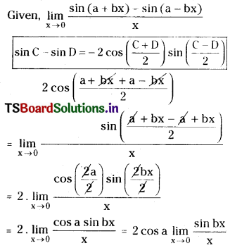 TS Inter First Year Maths 1B Limits and Continuity Important Questions Very Short Answer Type Q8