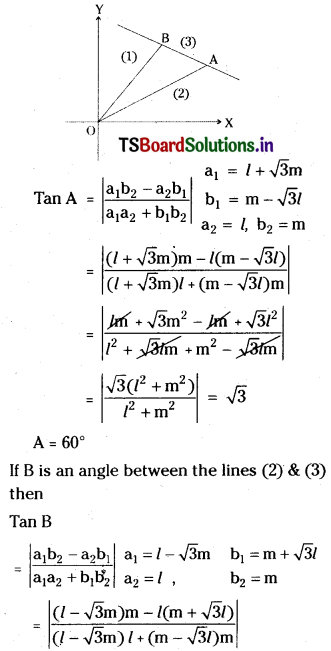 TS Inter First Year Maths 1B Pair of Straight Lines Important Questions Q6