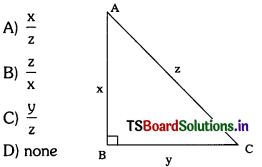 TS 10th Class Maths Bits Chapter 11 Trigonometry 12