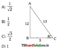 TS 10th Class Maths Bits Chapter 11 Trigonometry 16