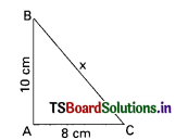 TS 10th Class Maths Bits Chapter 12 Applications of Trigonometry 9