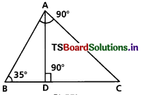 TS 10th Class Maths Bits Chapter 8 Similar Triangles 1