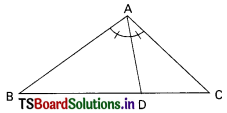 TS 10th Class Maths Bits Chapter 8 Similar Triangles 11