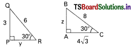 TS 10th Class Maths Bits Chapter 8 Similar Triangles 12