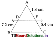TS 10th Class Maths Bits Chapter 8 Similar Triangles 17