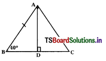 TS 10th Class Maths Bits Chapter 8 Similar Triangles 4