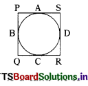 TS 10th Class Maths Bits Chapter 9 Tangents and Secants to a Circle 1