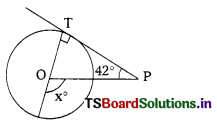 TS 10th Class Maths Bits Chapter 9 Tangents and Secants to a Circle 13
