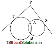 TS 10th Class Maths Bits Chapter 9 Tangents and Secants to a Circle 15