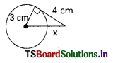 TS 10th Class Maths Bits Chapter 9 Tangents and Secants to a Circle 17