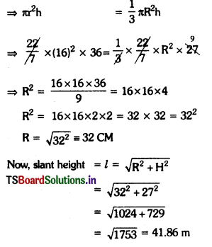 TS 10th Class Maths Important Questions Chapter 10 Mensuration 1