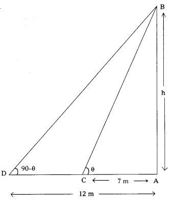 TS 10th Class Maths Important Questions Chapter 12 Applications of Trigonometry 2
