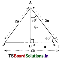 TS 10th Class Maths Solutions Chapter 11 Trigonometry InText Questions 12