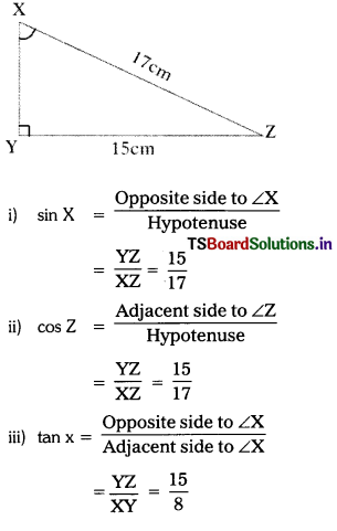 TS 10th Class Maths Solutions Chapter 11 Trigonometry InText Questions 4