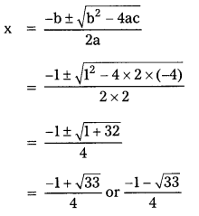 TS 10th Class Maths Solutions Chapter 5 Quadratic Equations Ex 5.3 4