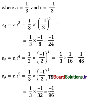 TS 10th Class Maths Solutions Chapter 6 Progressions Ex 6.4 6