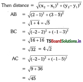 TS 10th Class Maths Solutions Chapter 7 Coordinate Geometry Ex 7.1 6