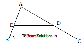 TS 10th Class Maths Solutions Chapter 8 Similar Triangles Ex 8.2 1