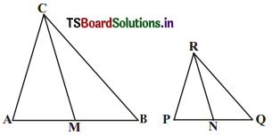 TS 10th Class Maths Solutions Chapter 8 Similar Triangles Ex 8.2 5