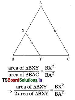 TS 10th Class Maths Solutions Chapter 8 Similar Triangles Ex 8.3 5