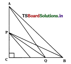 TS 10th Class Maths Solutions Chapter 8 Similar Triangles Optional Exercise 6
