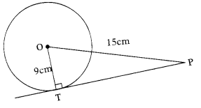TS 10th Class Maths Solutions Chapter 9 Tangents and Secants to a Circle Ex 9.1 3