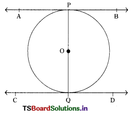 TS 10th Class Maths Solutions Chapter 9 Tangents and Secants to a Circle Ex 9.1 4