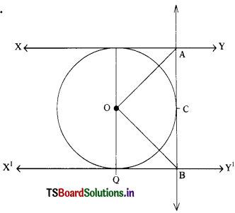 TS 10th Class Maths Solutions Chapter 9 Tangents and Secants to a Circle Ex 9.2 4