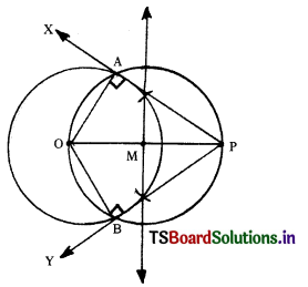 TS 10th Class Maths Solutions Chapter 9 Tangents and Secants to a Circle Ex 9.2 9