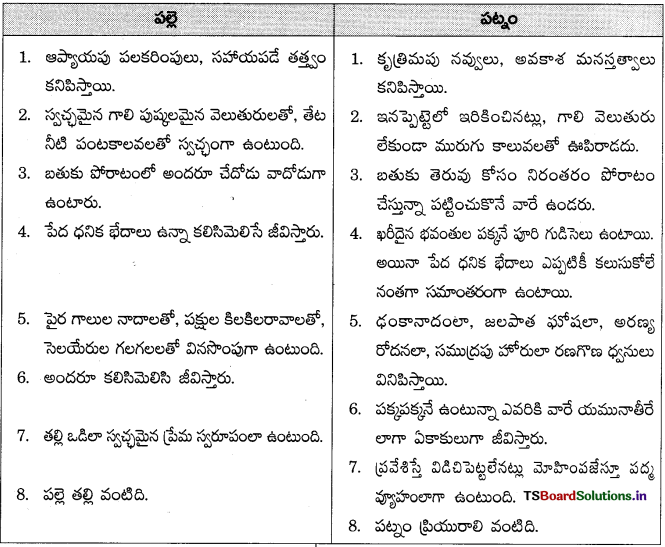 TS 10th Class Telugu Guide 5th Lesson నగరగీతం 3