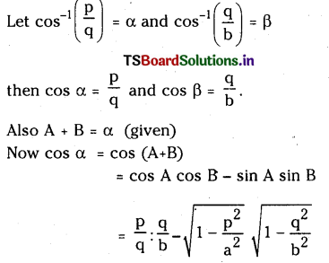 TS Inter 1st Year Maths 1A Inverse Trigonometric Functions Important Questions 26