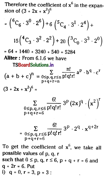 TS Inter 2nd Year Maths 2A Binomial Theorem Important Questions 33