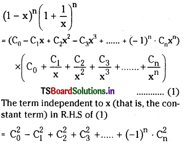 TS Inter 2nd Year Maths 2A Binomial Theorem Important Questions 40