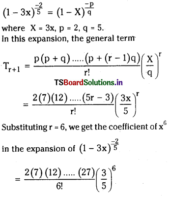 TS Inter 2nd Year Maths 2A Binomial Theorem Important Questions 61