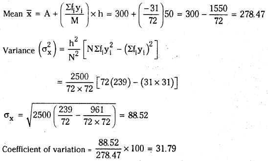 TS Inter 2nd Year Maths 2A Measures of Dispersion Important Questions 6